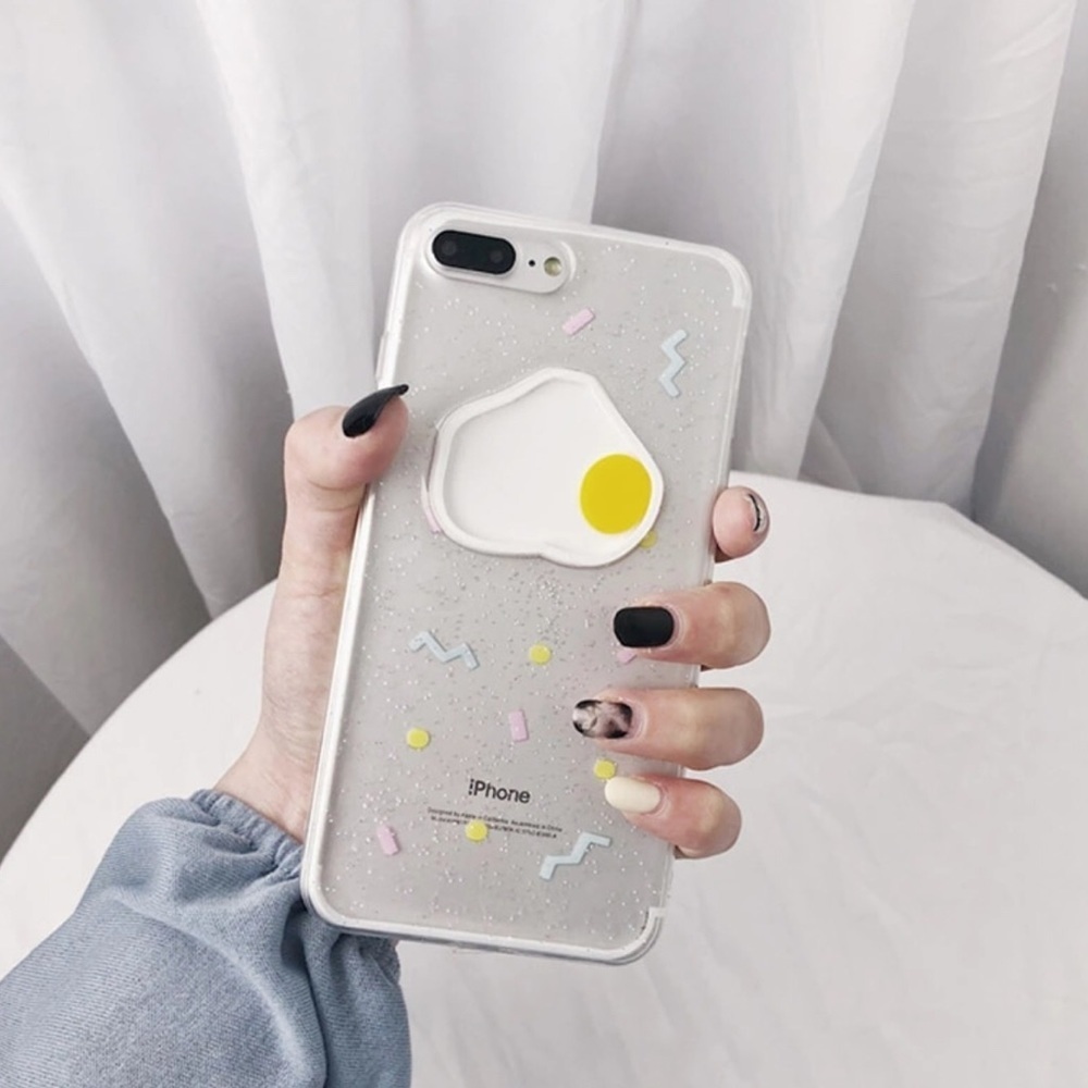 3/$23 🆕 Cute Egg Patterned Phone Case for iPhone